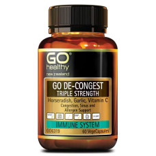 GO Healthy GO De-Congest Triple Strength 60 Capsules
