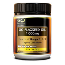 GO Healthy GO Flaxseed Oil 1000mg 220 Capsules
