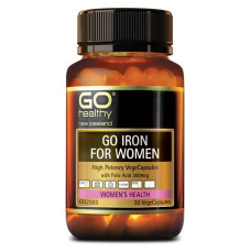 GO Healthy GO Iron for Women 30 Capsules