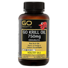 GO Healthy GO Krill Oil 750mg 60 Capsules