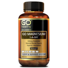 GO Healthy GO Magnesium 1-a-Day 500mg 60 Capsules