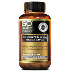 GO Healthy GO Magnesium Aspartate 725mg Complex 100 Capsules