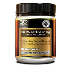 GO Healthy GO Magnesium Aspartate 725mg Complex 200 Capsules