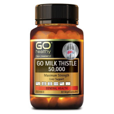 GO Healthy GO Milk Thistle 50000mg 30 Capsules GO Healthy GO Milk Thistle 50000mg 30 Capsules