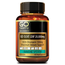 GO Healthy GO Olive Leaf 20000mg 60 Capsules