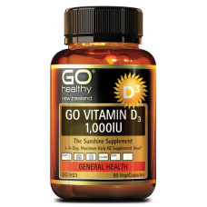 GO Healthy GO Vitamin D3 1000IU 90 Capsules