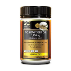 GO Healthy Go Hemp Seed Oil 1100mg 100 Caps