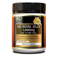 GO Healthy Go Royal Jelly 1000mg 10 HDA 12mg 180 Capsules