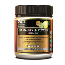 Go Healthy GO Magnesium Powder - Lemon Lime 250g Go Healthy GO Magnesium Powder - Lemon Lime 250g