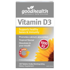 Good Health Vitamin D3 120 Tablets