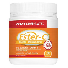 Nutra-Life Ester C 1000mg+ Bioflavonoids 200 Tablets