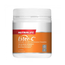Nutra-Life Ester C 1000mg with Vitamin D3 Chewable 120 Tablets