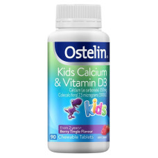 Ostelin Kids Calcium & Vitamin D3 90 Chewable Tablets