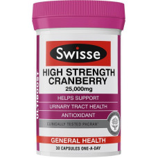 Swisse Ultiboost High Strength Cranberry 25,000mg 30 Capsules Swisse Ultiboost High Strength Cranberry 25,000mg 30 Capsules
