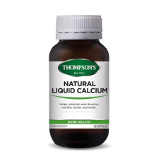 Thompson's Natural Liquid Calcium 60 Capsules Thompson's Natural Liquid Calcium 60 Capsules