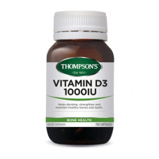 Thompson's Vitamin D3 1000IU 240 Capsules Thompson's Vitamin D3 1000IU 240 Capsules