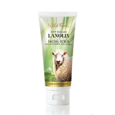 Wild Ferns Lanolin Facial Scrub with Cucumber and Avocado 100ml