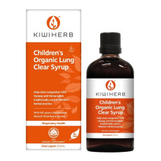 Kiwiherb Children's Organic Lung Clear Syrup 200ml Kiwiherb Children's Organic Lung Clear Syrup 200ml